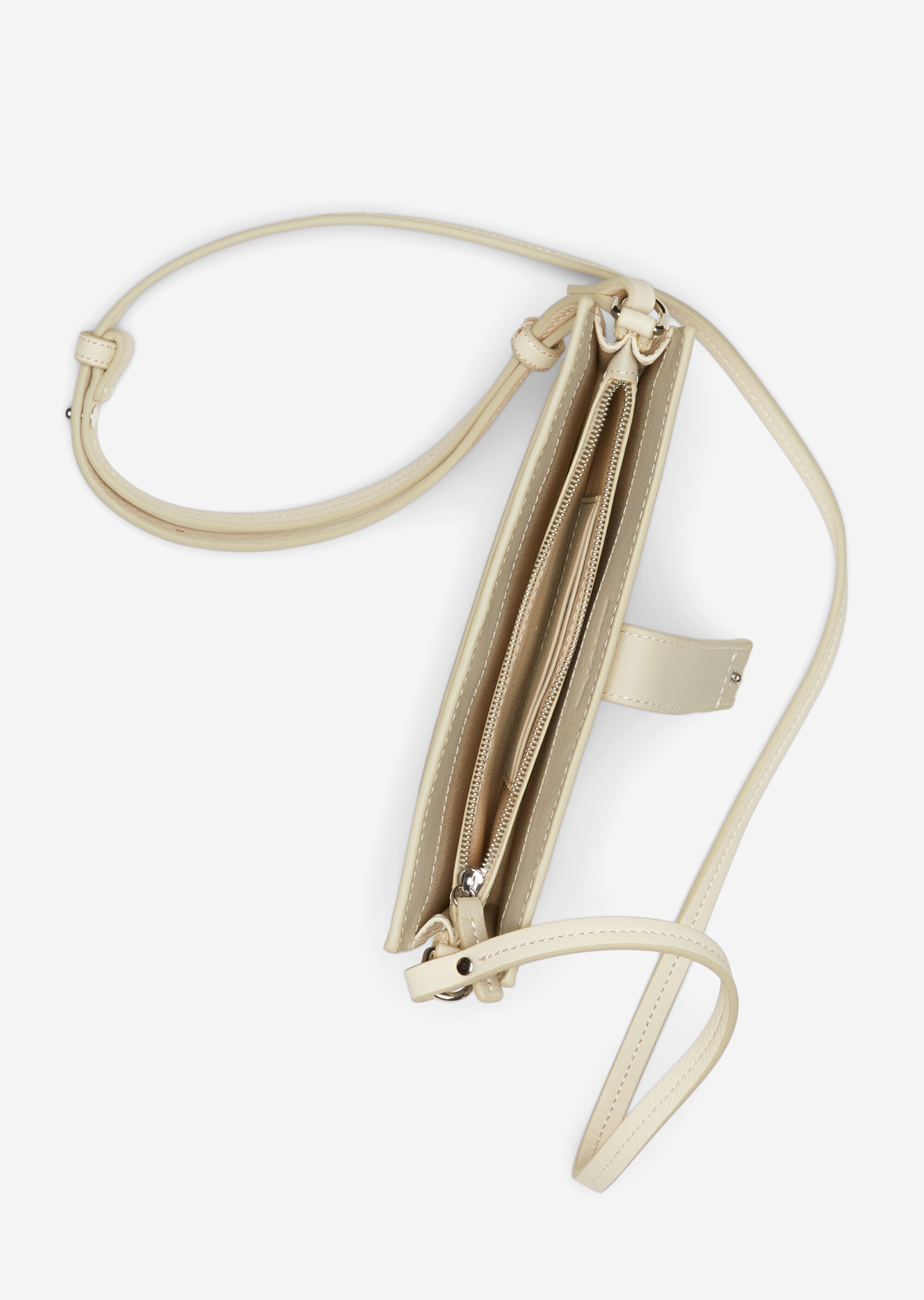 2in1 Crossbody Bagaus fein genarbtem Rindleder