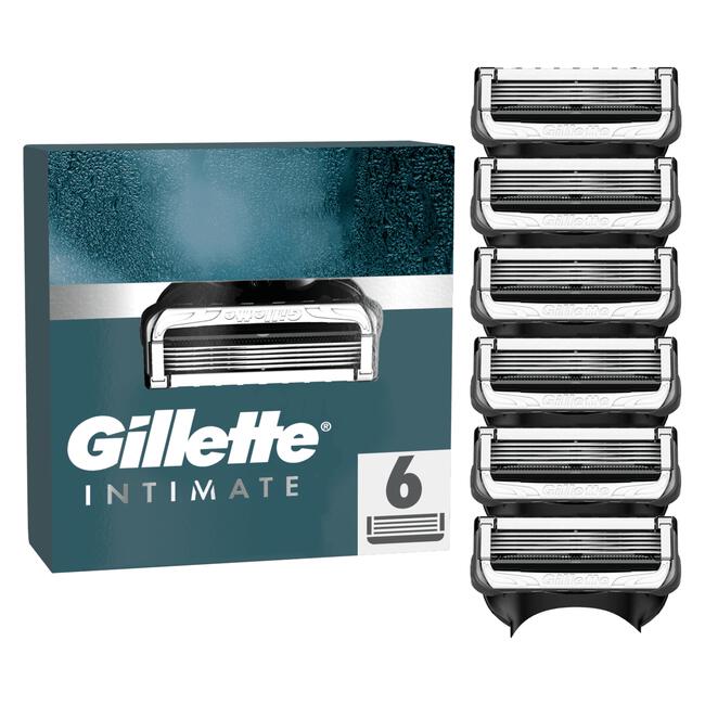 Gillette Intimate Navulmesjes 6 Stuks