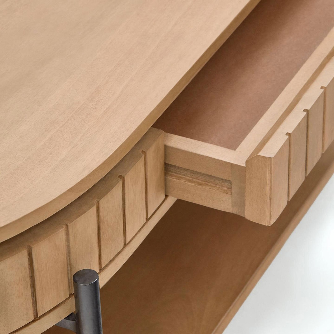 Kave Home Couchtisch LICIA 130 x 65 cm Mango braun
