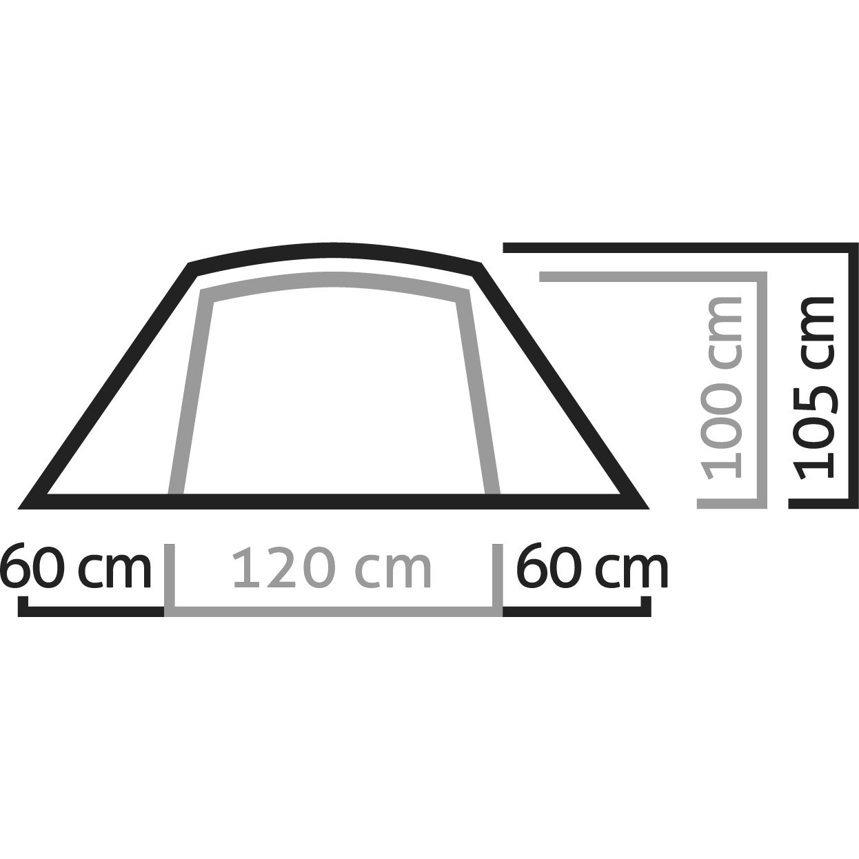SALEWA Denali II 2 Personen Kuppelzelt cactus