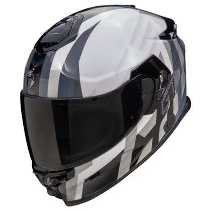 Casque Scorpion Exo EXO-GT SP AIR - TOURADVEN - Blanc / Gris