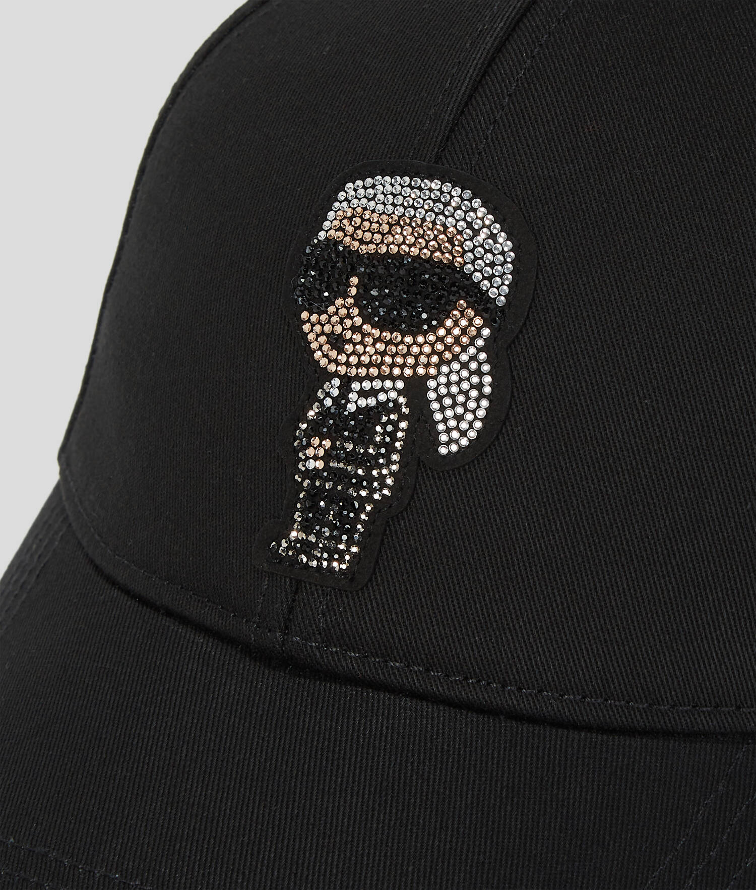 CASQUETTE À STRASS IKON - Noir