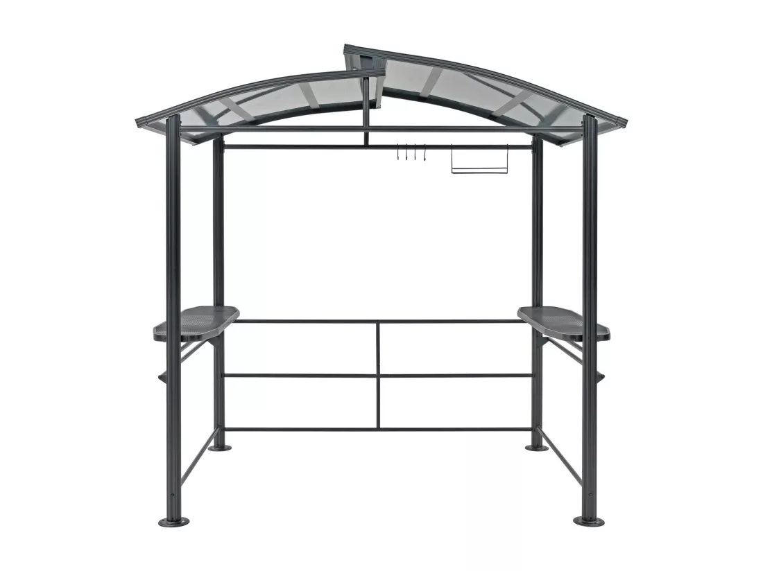 Abri pour barbecue en acier L240 x l150 x H230 cm - EMBERIO