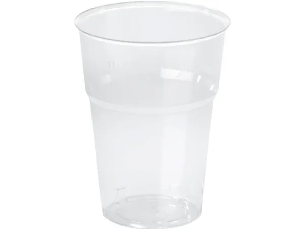Plastglas økonomi 25 cl 0,2 ltr. 50stk/ps - (50 stk. x 20 poser)
