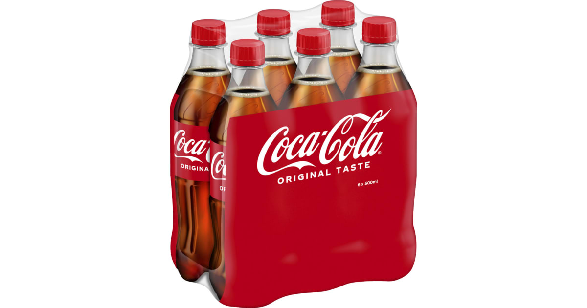 Coca-Cola Original Tray 6x 0,5 Liter (Einweg)