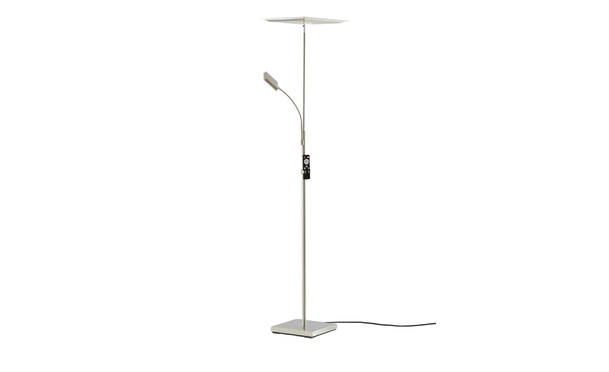 LED-Deckenfluter, 2-flammig mit Fernbedienung `eckig´
