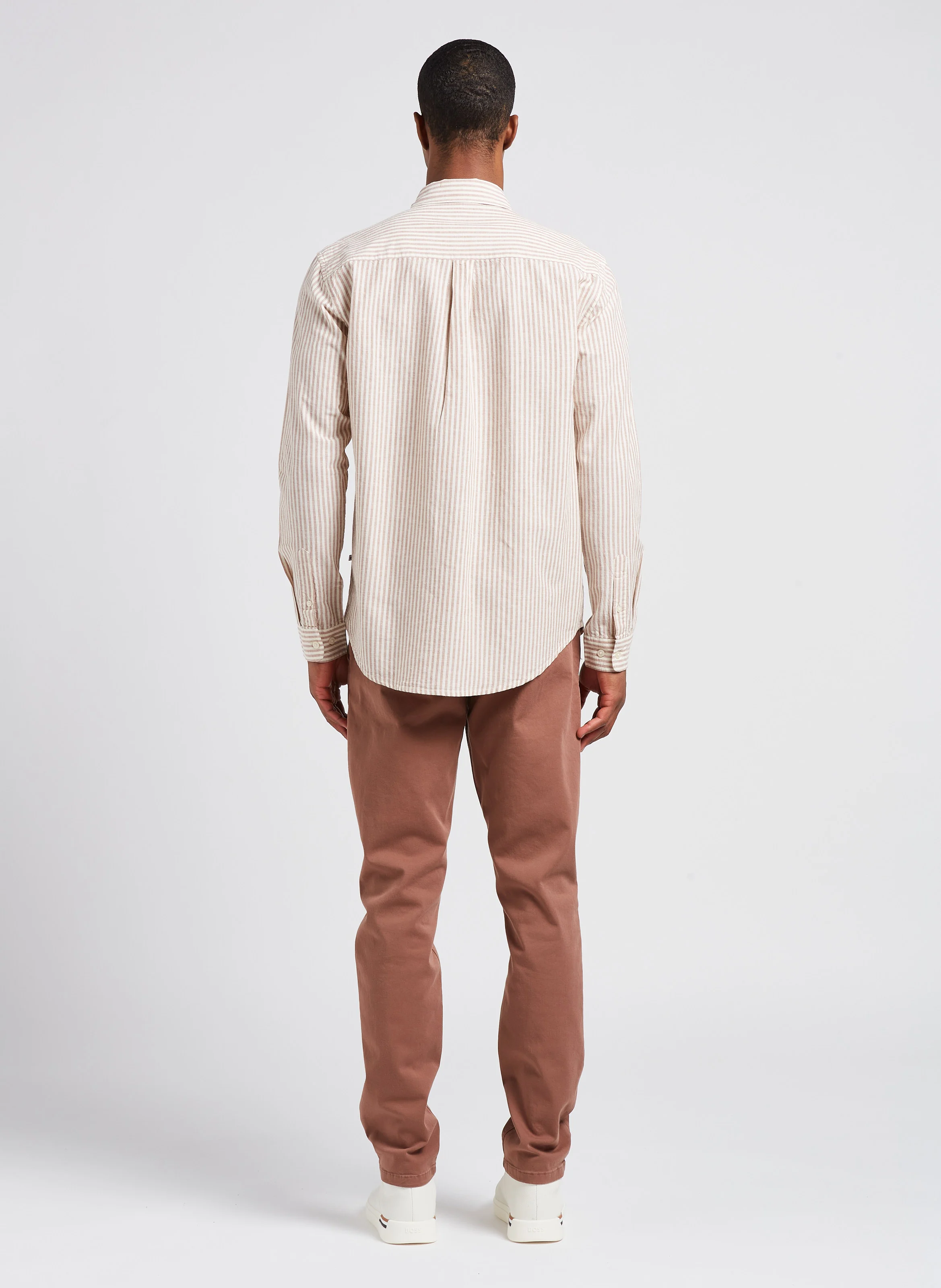 LAVIS - Pantalon droit en coton bio mélangé | Multicolore
