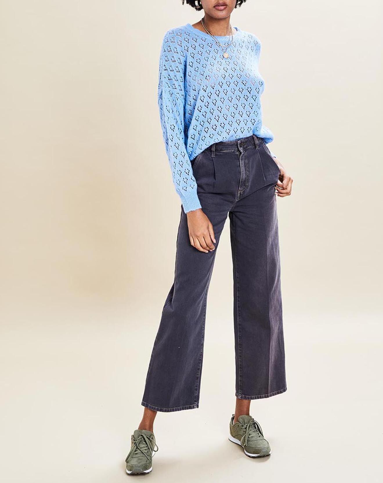 Chloé Stora Jean Russel noir délavé