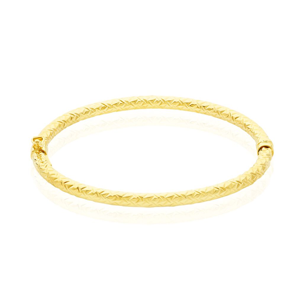 Bracelet Jonc Shiny Diamante Or Jaune