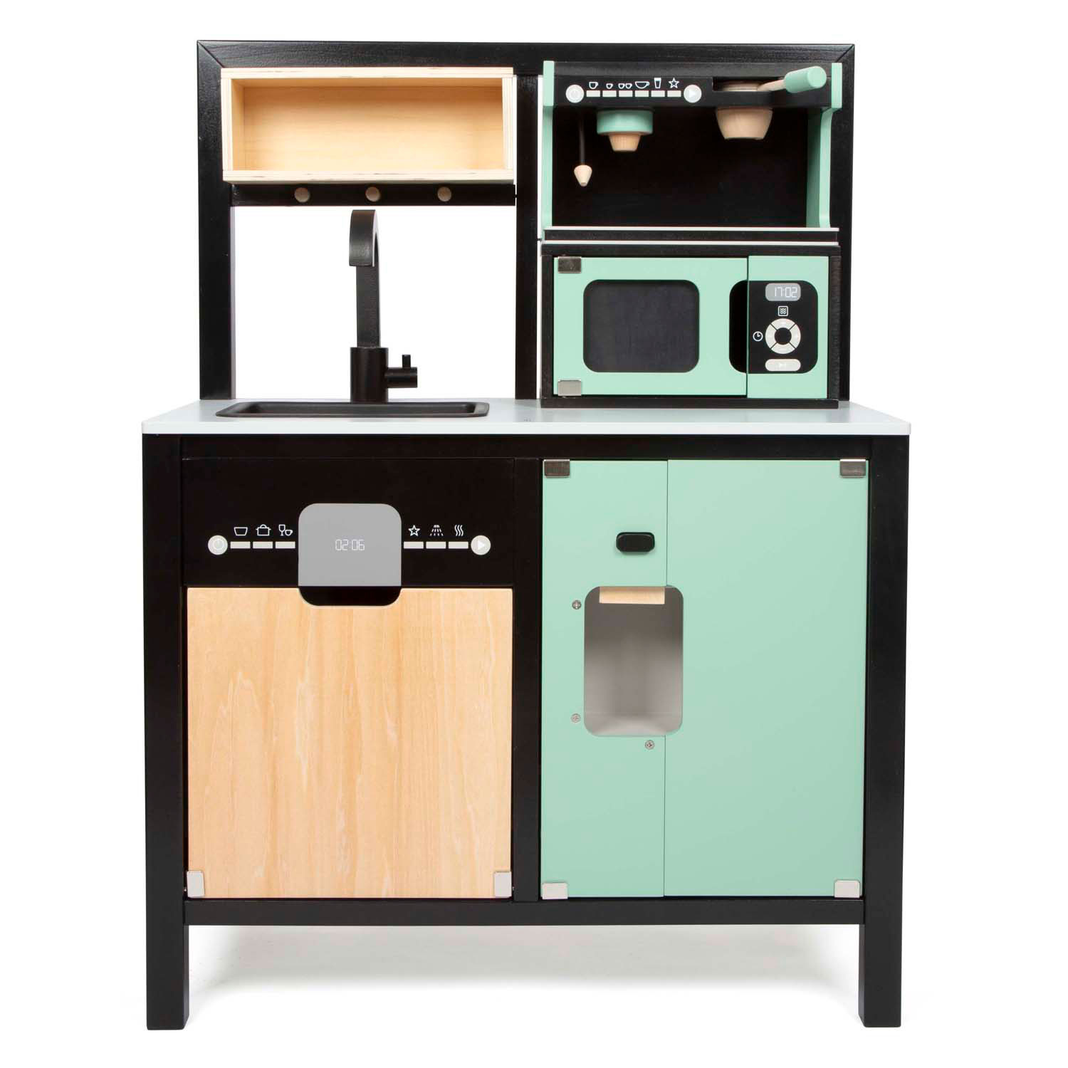 Small Foot - Houten Industriele Keuken met Keukeneiland, 18dlg.