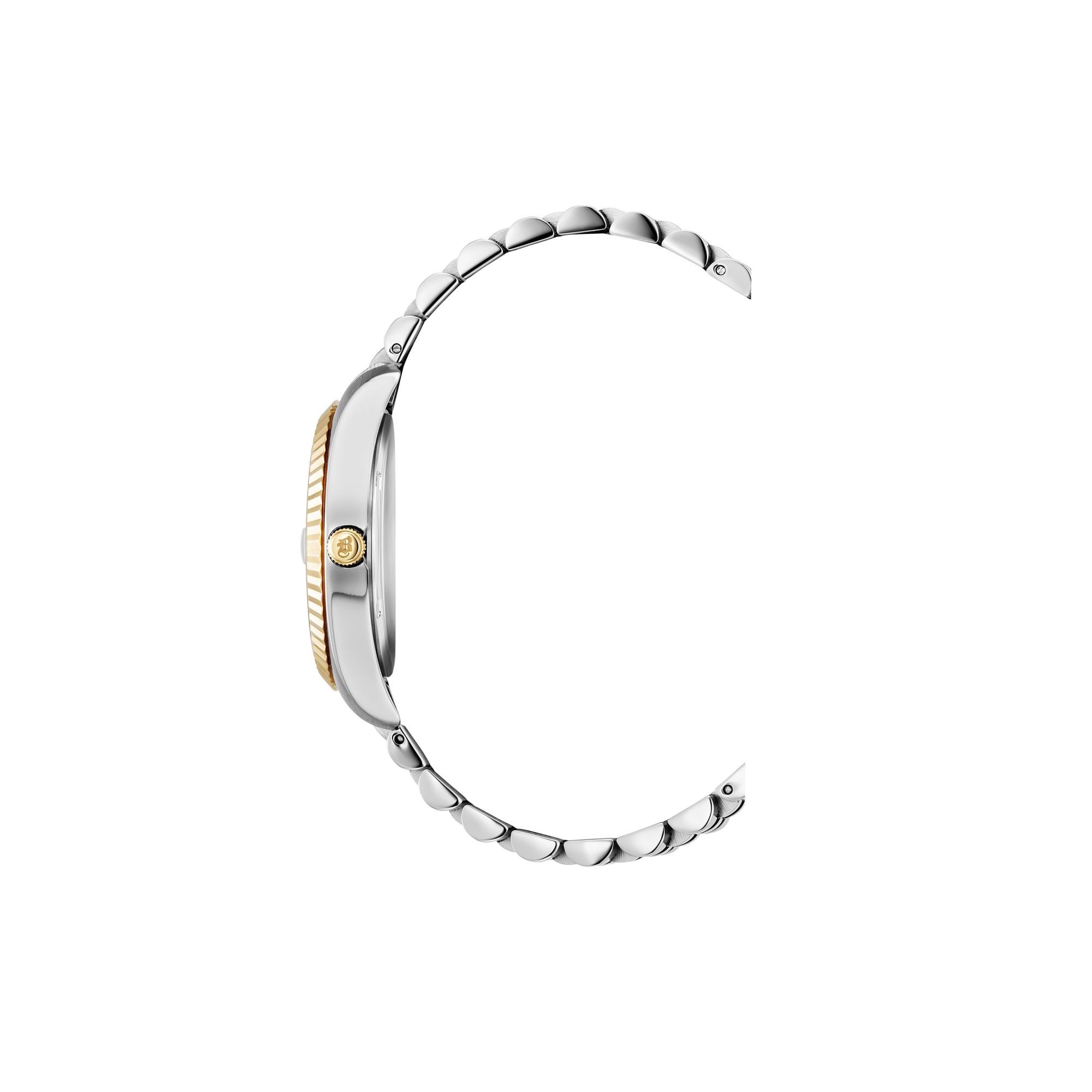 Jacques du Manoir Damen Armband Uhr Inspiration Classic Edelstahl zweifarbig