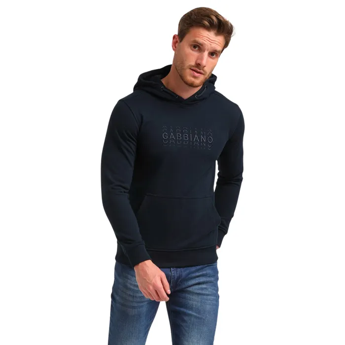 Gabbiano 3D Embroidery Hoodie Heren