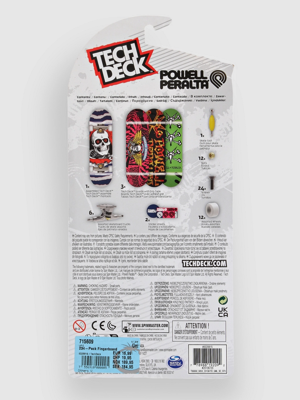 TechDeck 4-Pack Fingerboard assorted