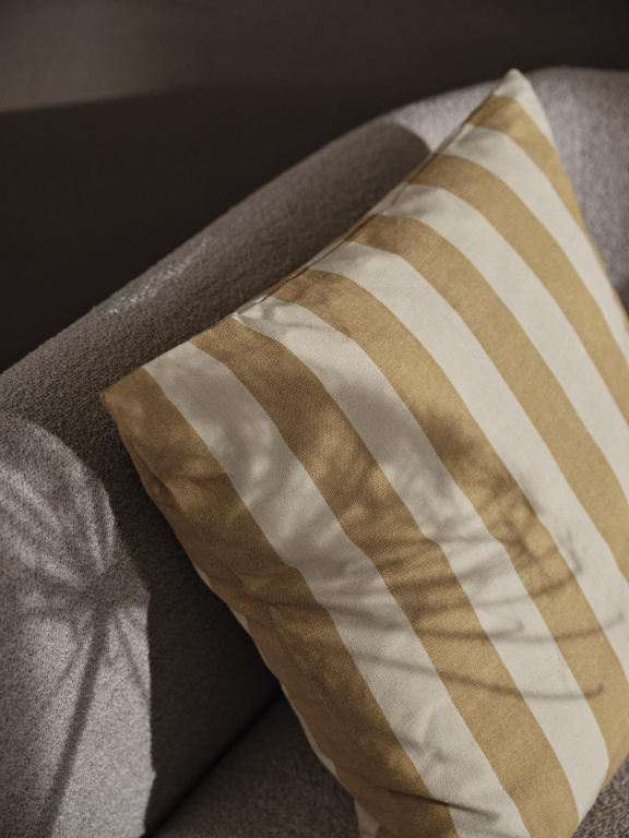 Ferm Living Strand Outdoor kussen 50x50 Warm Yellow/Parchment