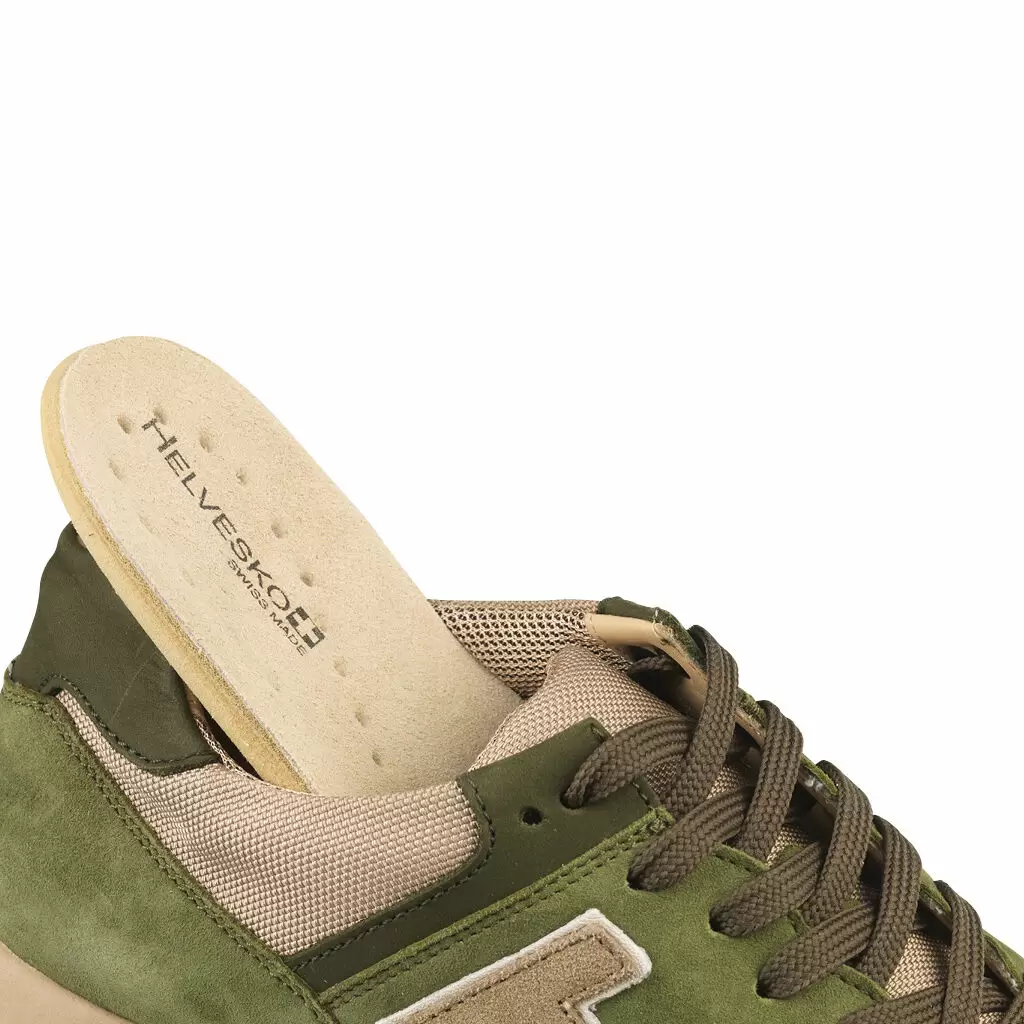 CORINNE SUTER - Sneaker LUGANO grün-beige