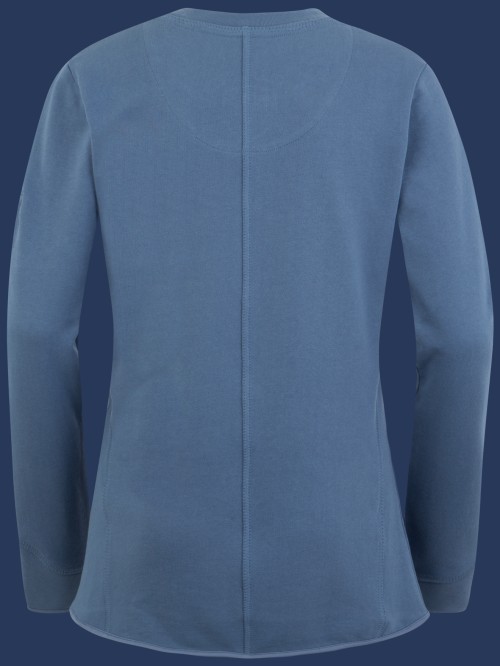 Beachpullover Lady French Terry 300, Moonlightbluemelange
