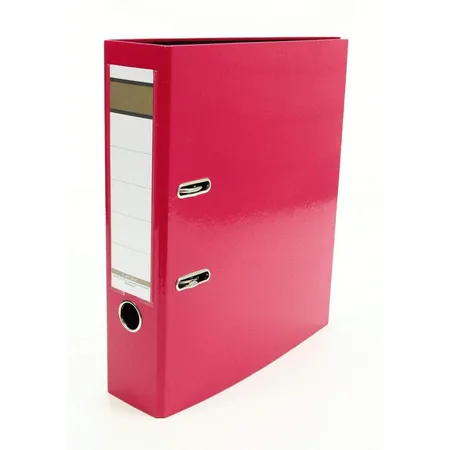 Livepac Office Caribic Glanz-Ordner DIN A4, 75 mm breit, pink, 10 Stück