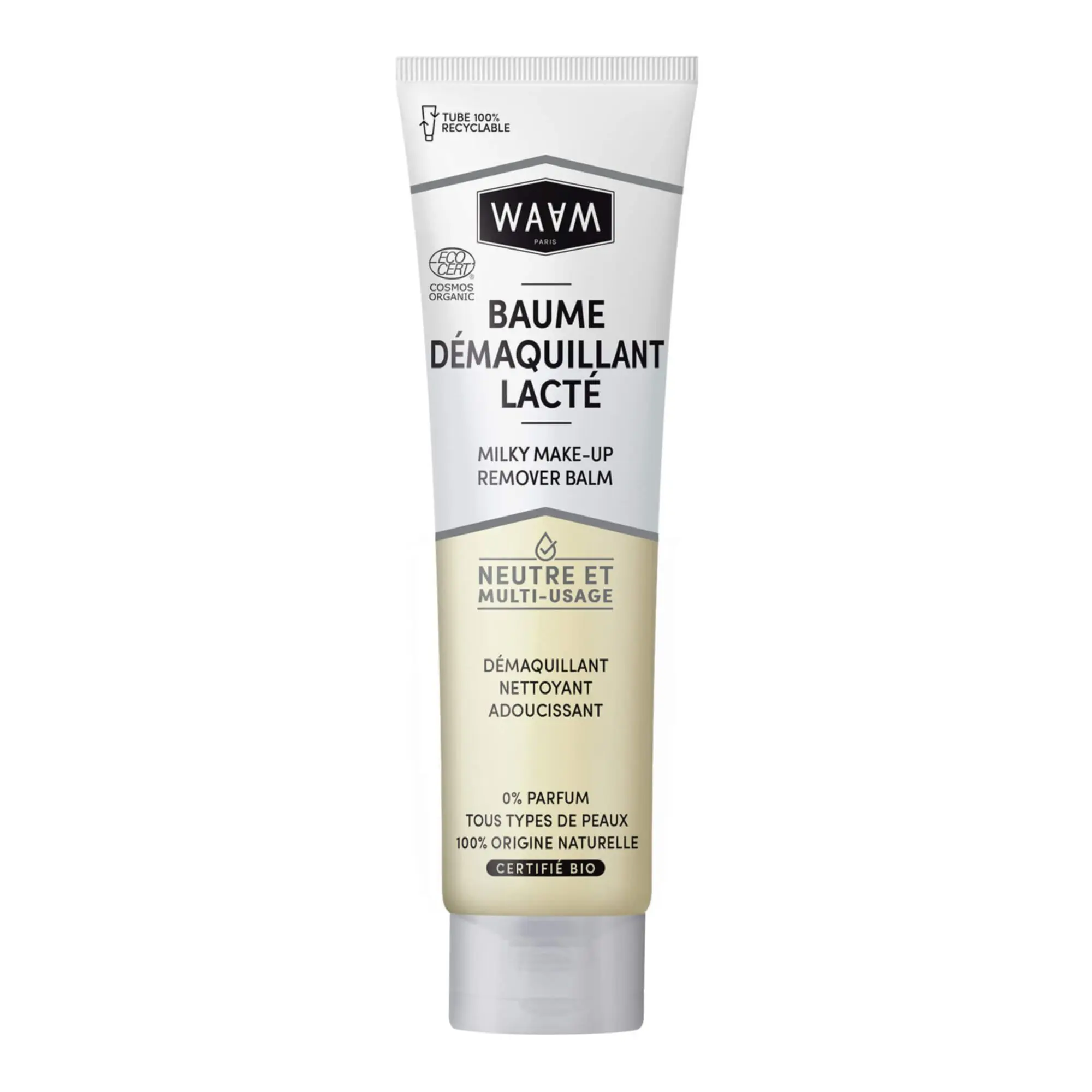 Waam - Soins Neutres Baume Démaquillant Lacté 100ml - Visage
