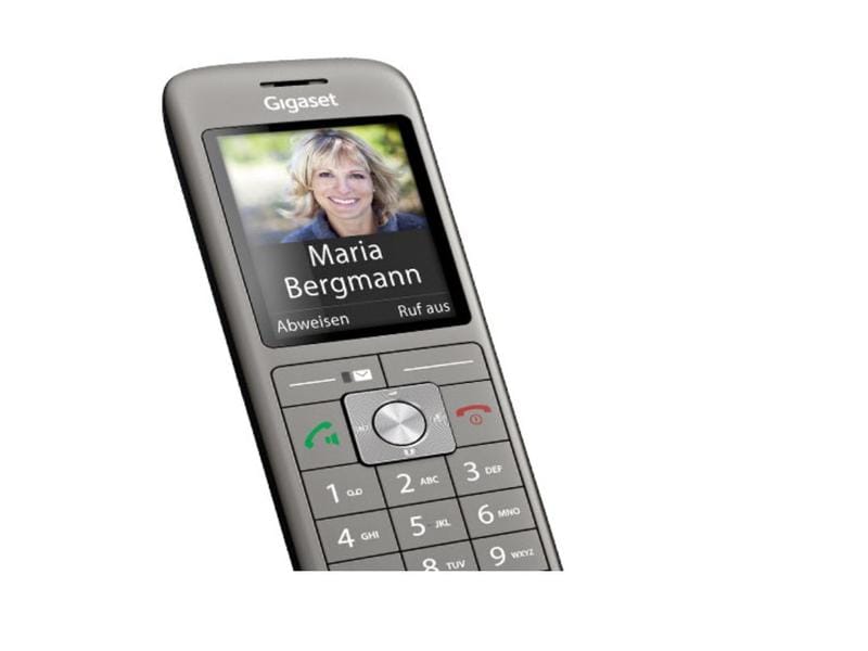 Gigaset Schnurlostelefon CL660 Silber Moderner Blickfang – perfekt individuell einstellbar