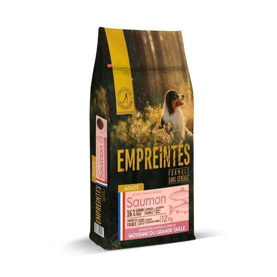 Croquettes Chien moyenne & grande taille au saumon sans céréales 12kg