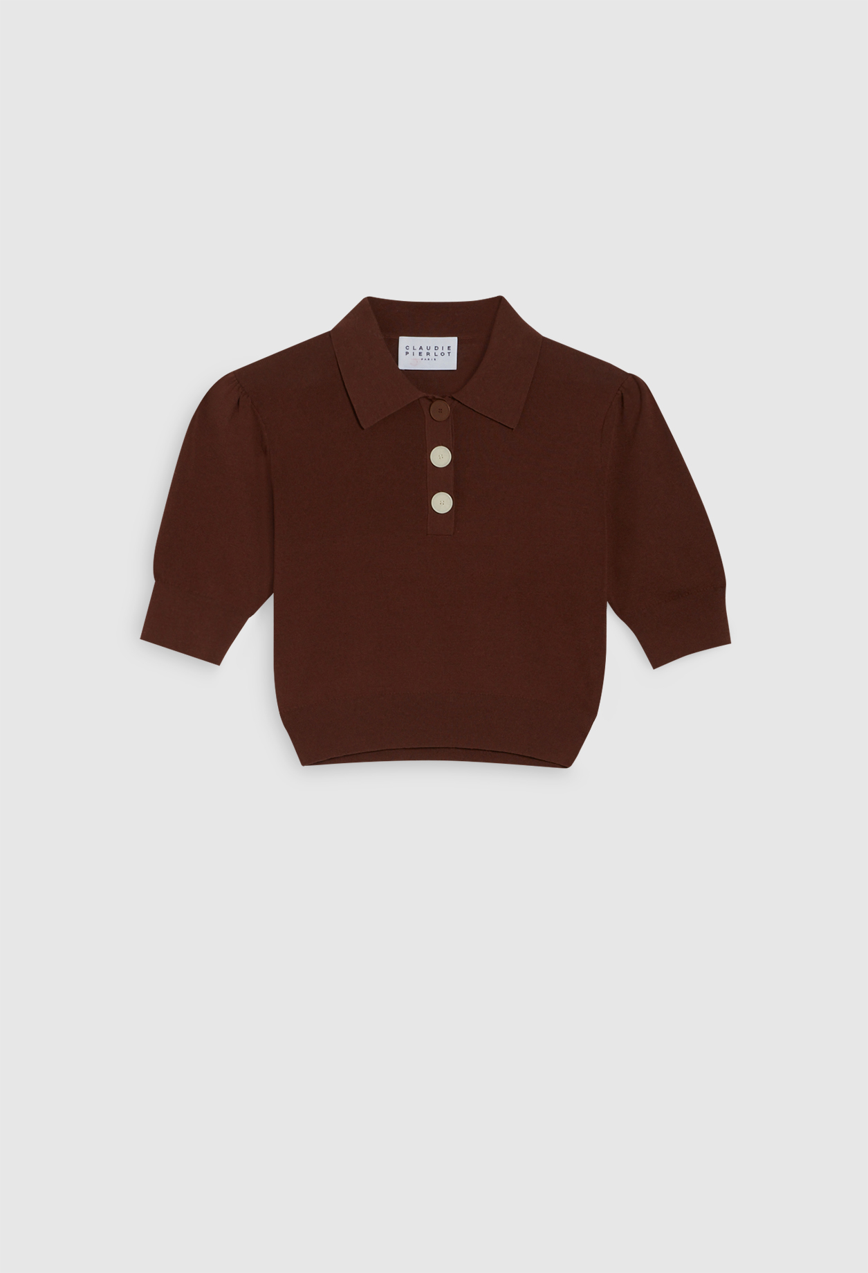 Polo maille &agrave; manches courtes
