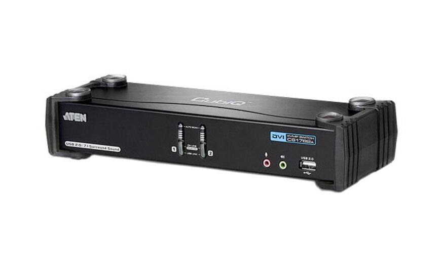 KVM Switch CS1782A<br>KVM-Switch, 2-Port, mit zwei USB-Anschlüssen