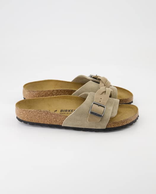 Birkenstock Oita Braided Pantoletten in Beige
