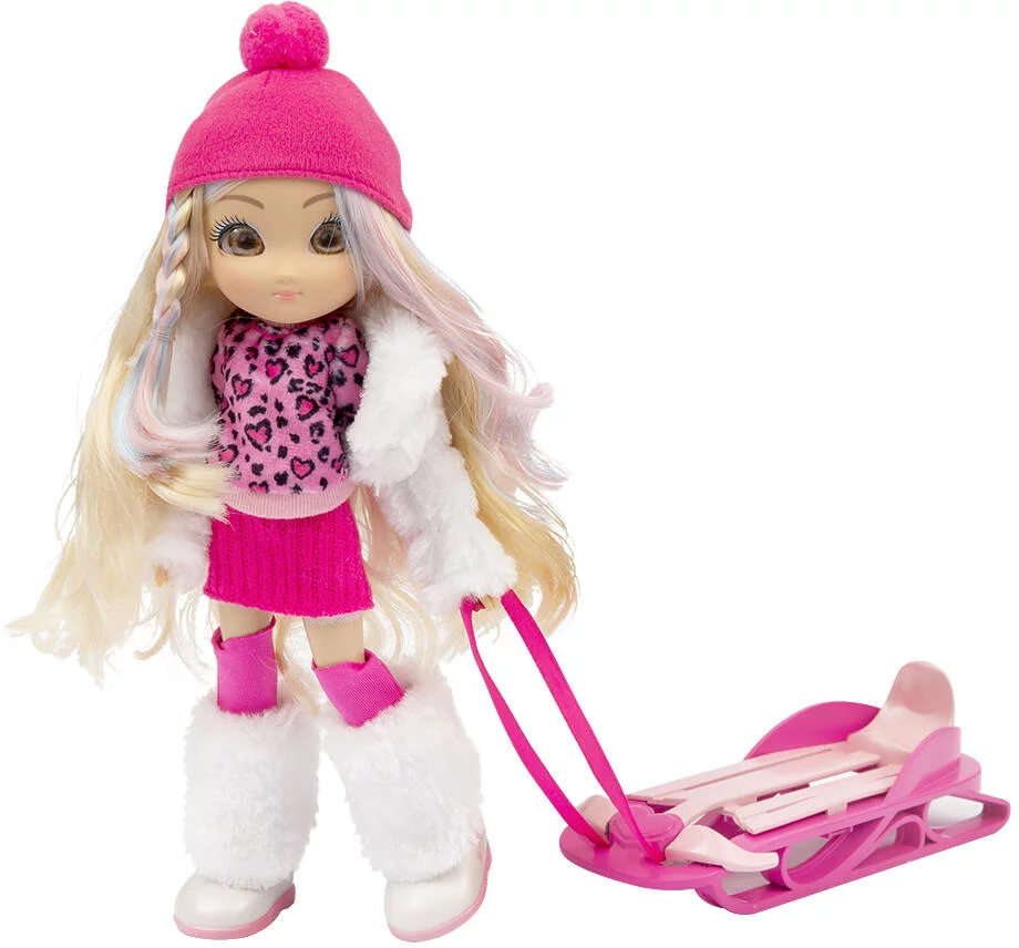 UNIQUE EYES - POUPEE WINTER HOLIDAY -25 CM + ACCESSOIRES