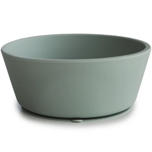 Mushie siliconen kinderkom met zuignap - camebridge blue