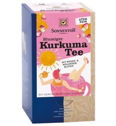 Sonnentor Bloemige Kurkuma Thee Bio (18 stuks)