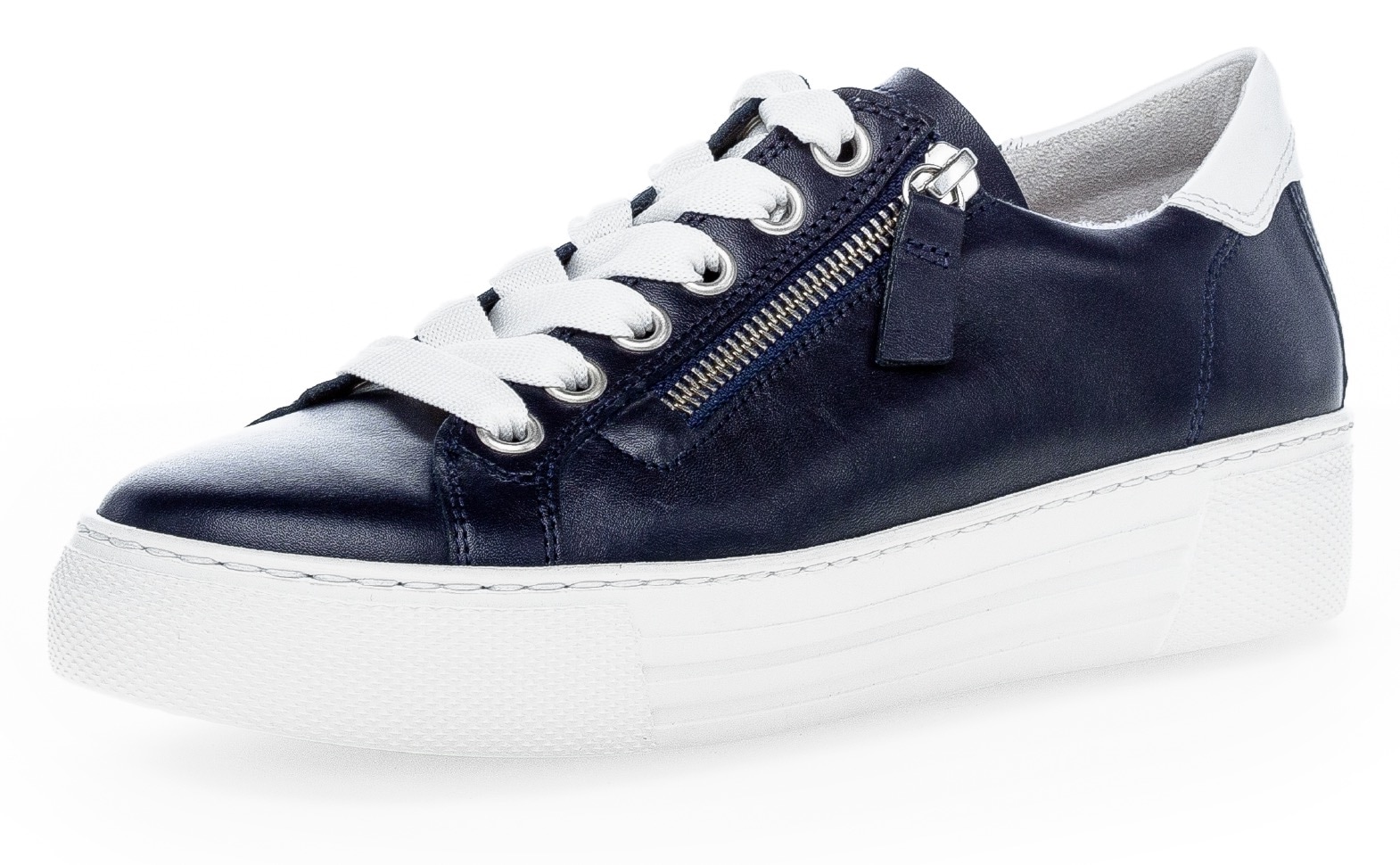 Gabor Plateausneaker »FLORENZ«  , Freizeitschuh, Halbschuh, Schnürschuh in bequemer Weite G = weit