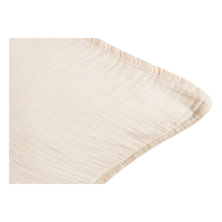 garbo&friends Taie d'oreiller en mousseline de coton | Sable