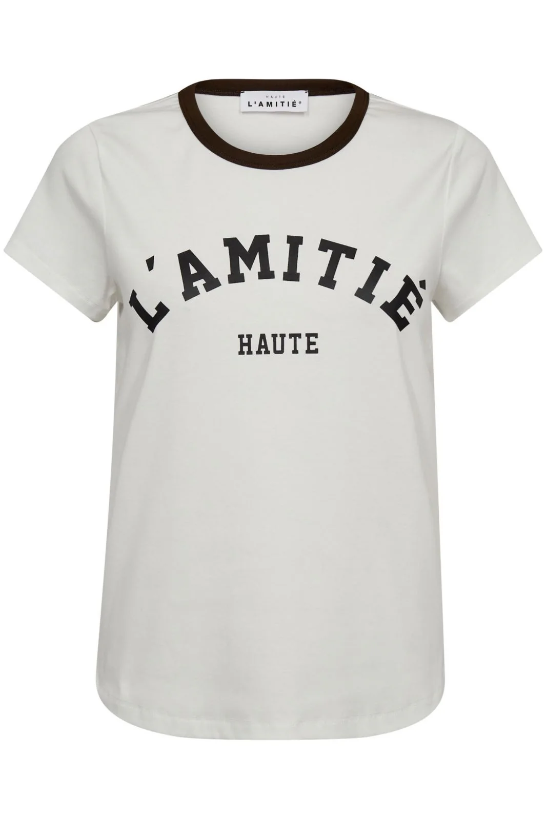 Haute L'Amitié Neckline Logo Tee HL10006