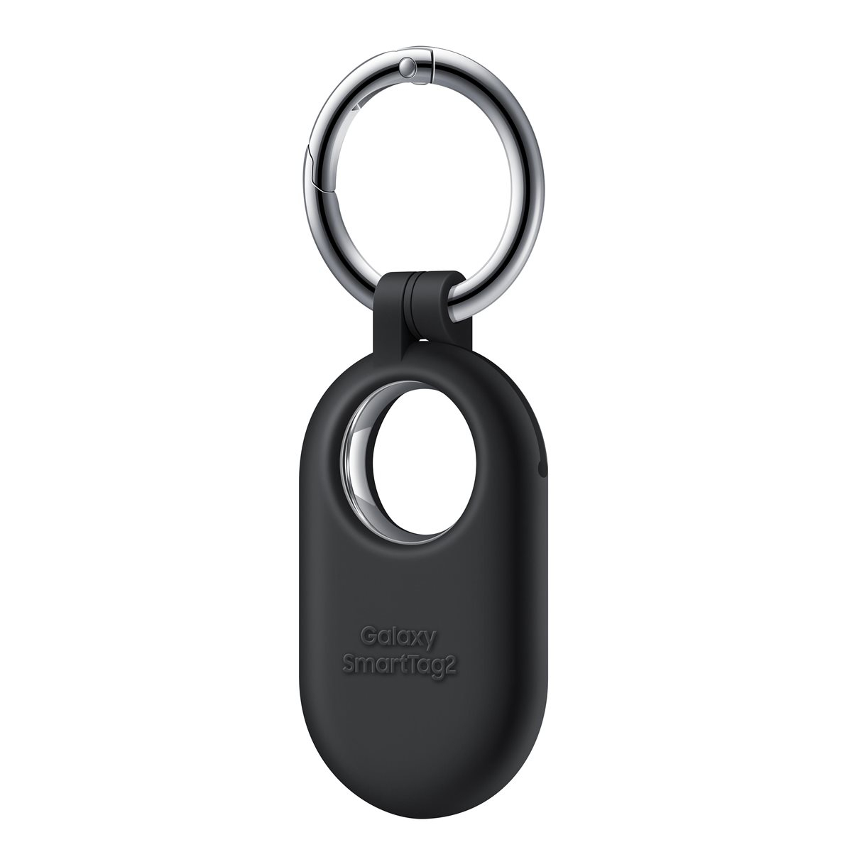 Galaxy SmartTag 2 Anhänger Silikon Case Hülle Schlüsselanhänger mit Schlüsselring (EF-PT560CBEGWW) - Schwarz