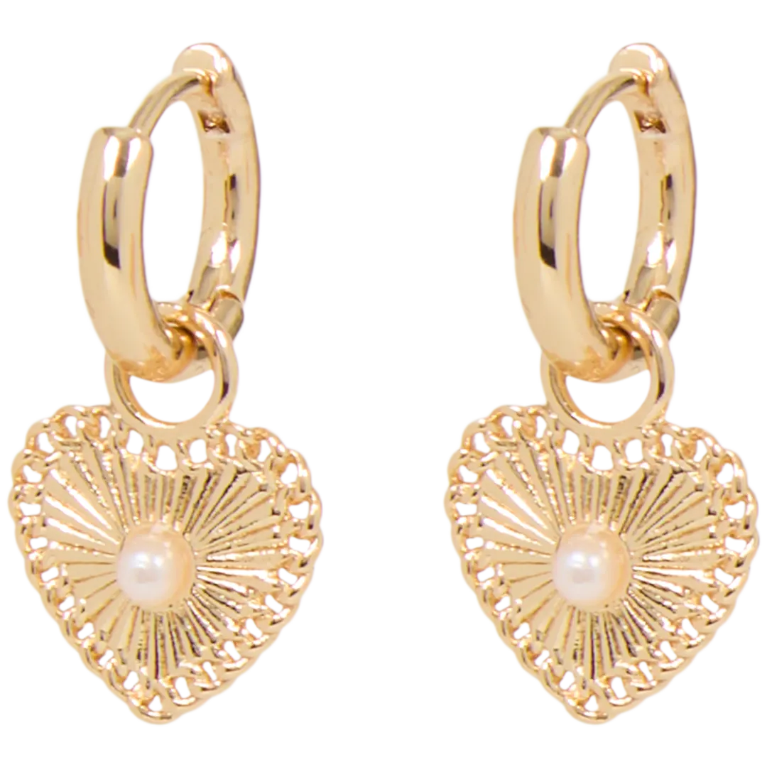 Boucles d’oreilles dorées
