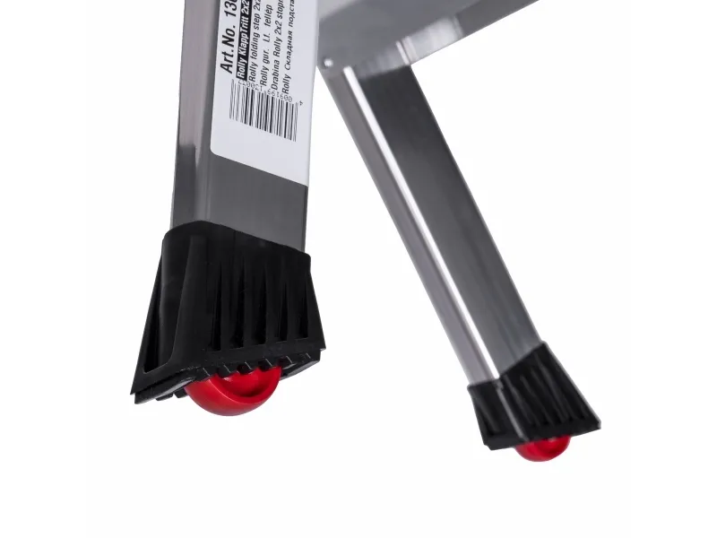 Krause Rolly - Trappestige - 2 trin - 2 sektioner - arbejdshøjde: 2.45 m - aluminium
