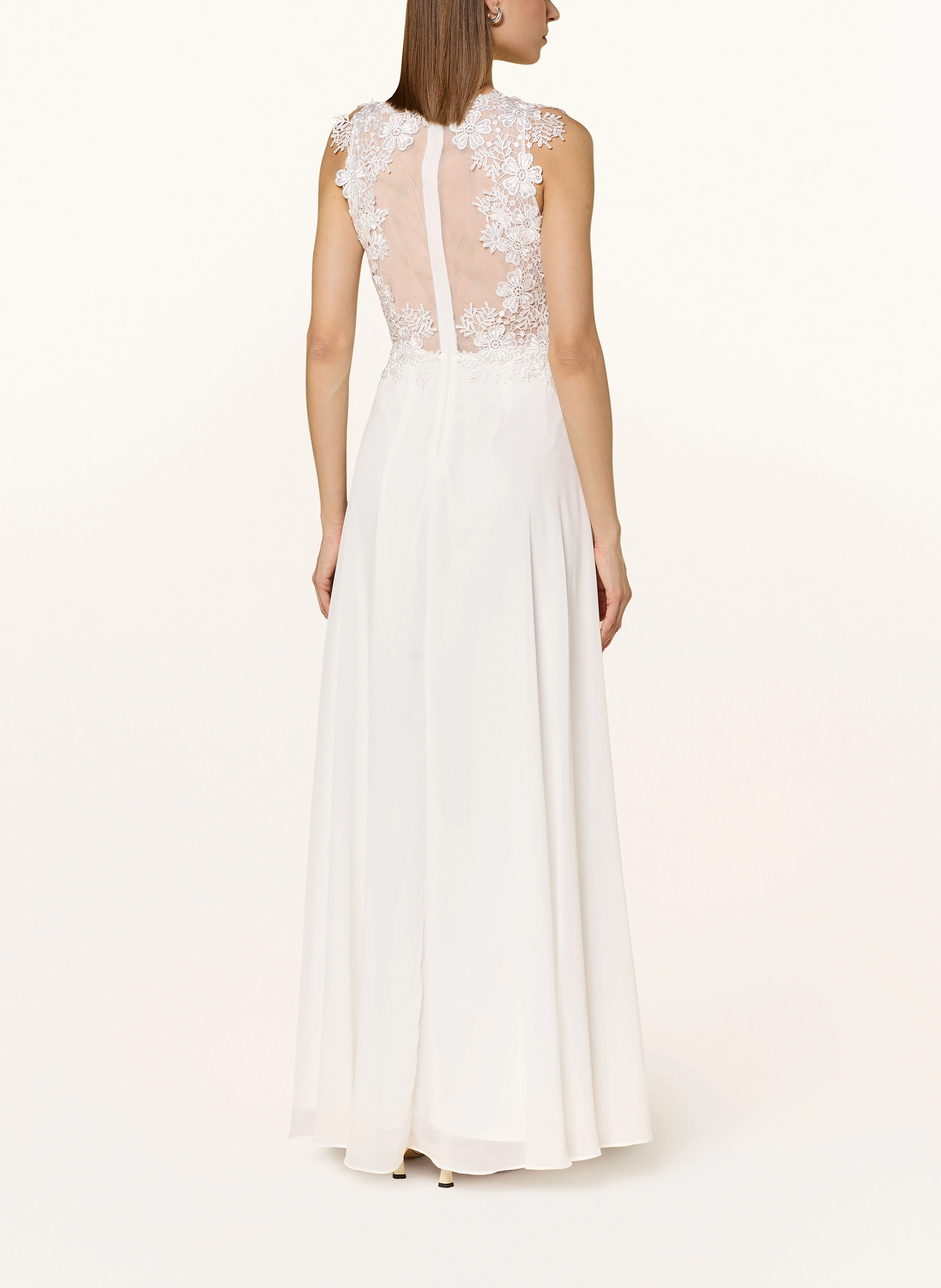 APART Abendkleid mit Spitze und Schmucksteinen