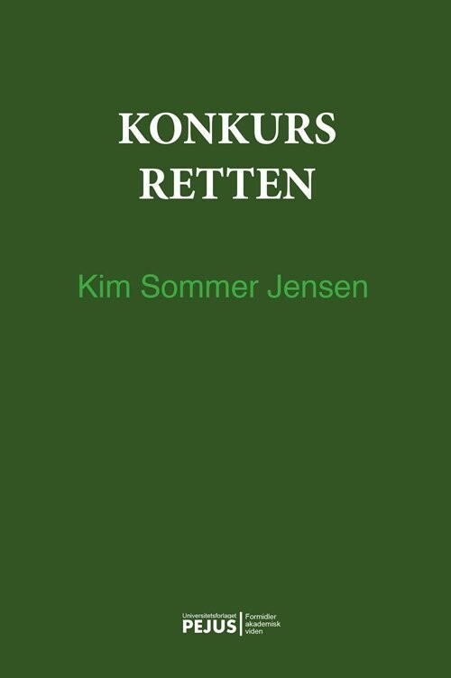 Konkursretten - Kim Sommer Jensen - Bog