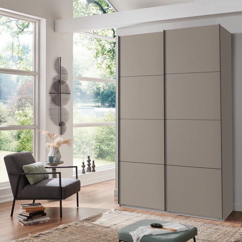 Aalst - Kledingkast - Taupe - Hout