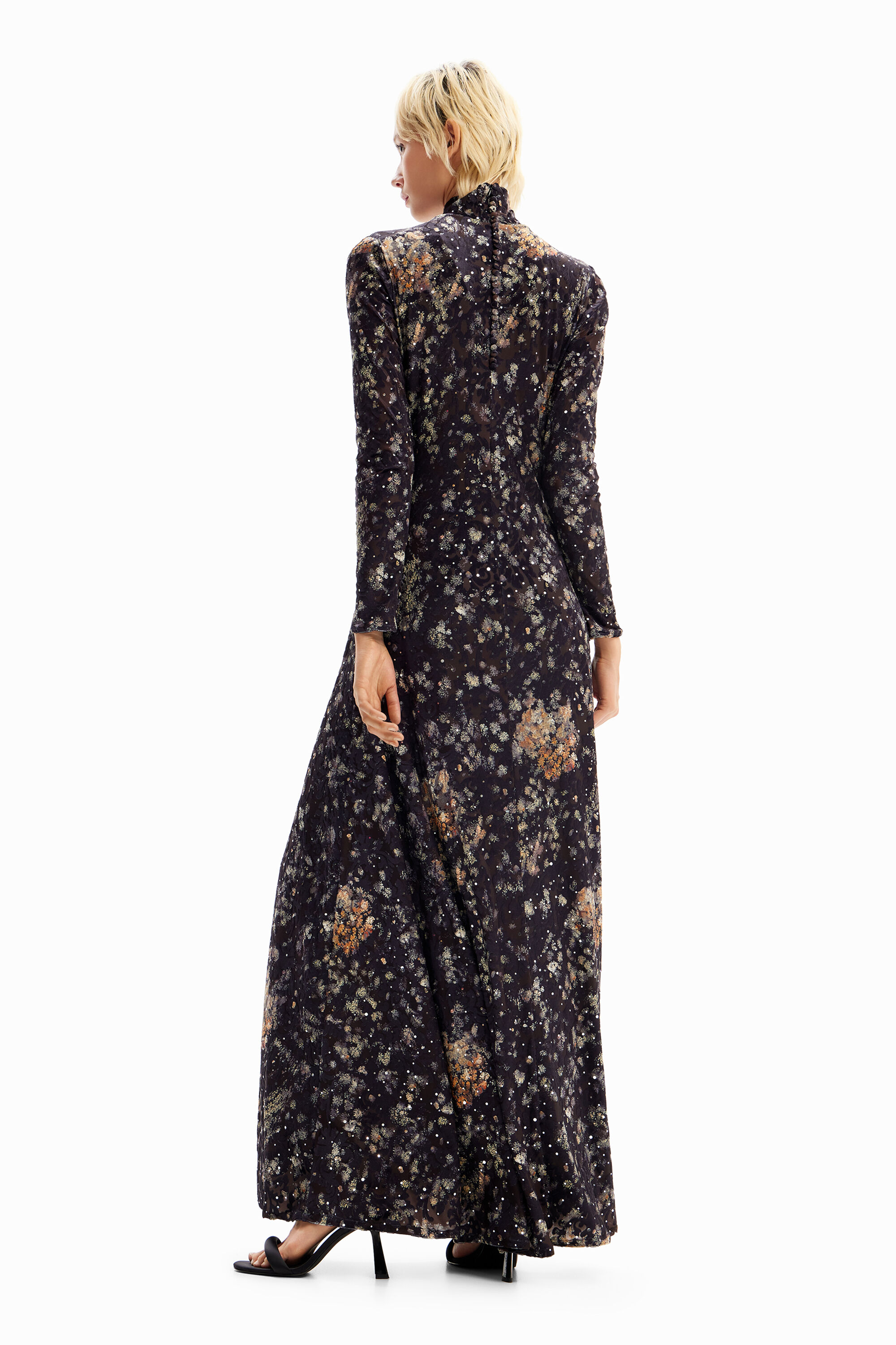 Vestido Elysia com ampla pele