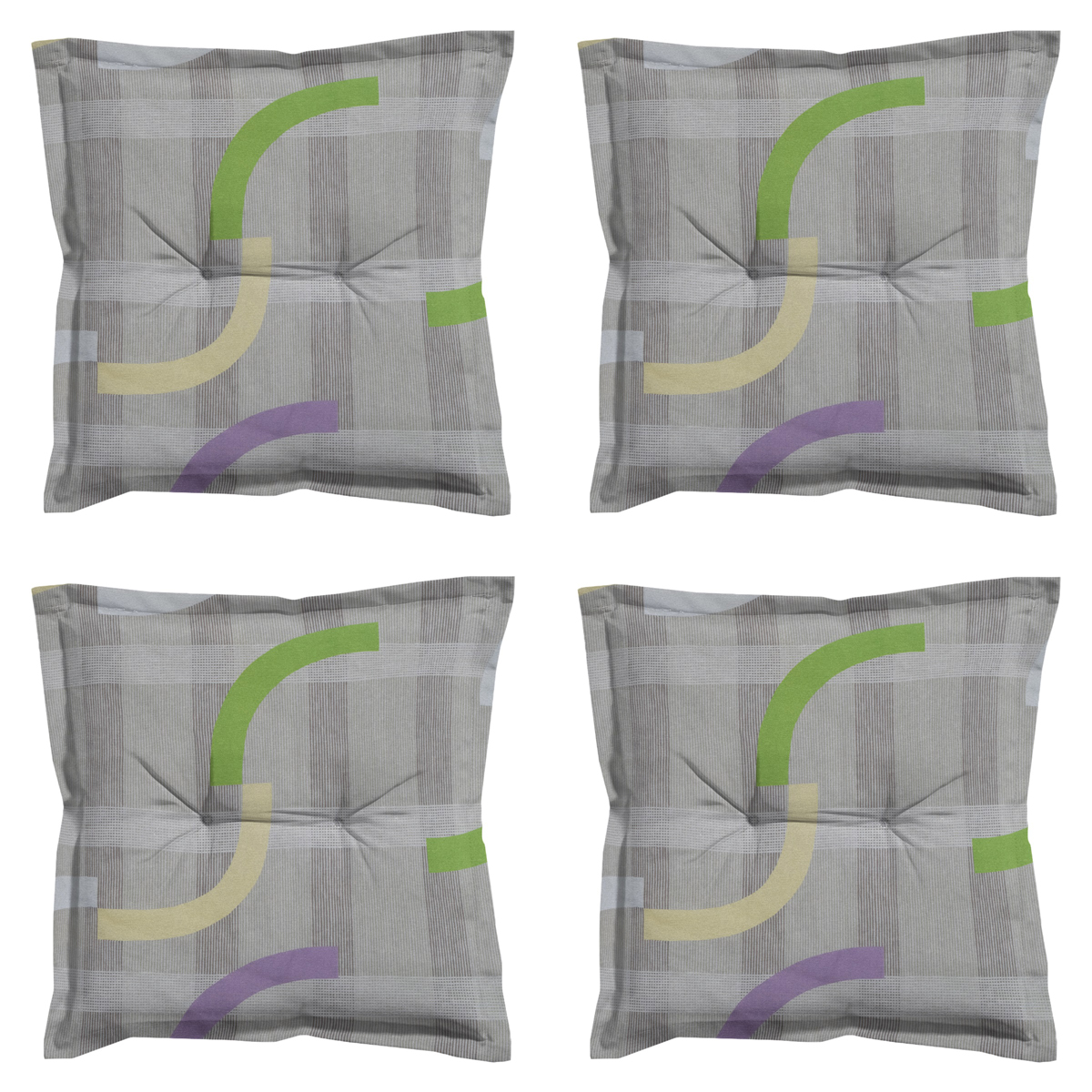 Madison Tess purple Zitkussen - Set van 4
