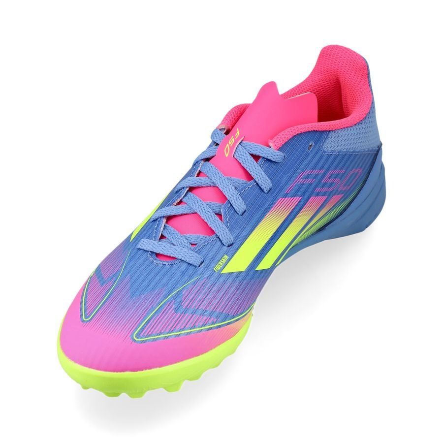 adidas F50 League TF Celestial Victory - Blue Fusion/Lucid Lemon/Lucid Lemon Enfant