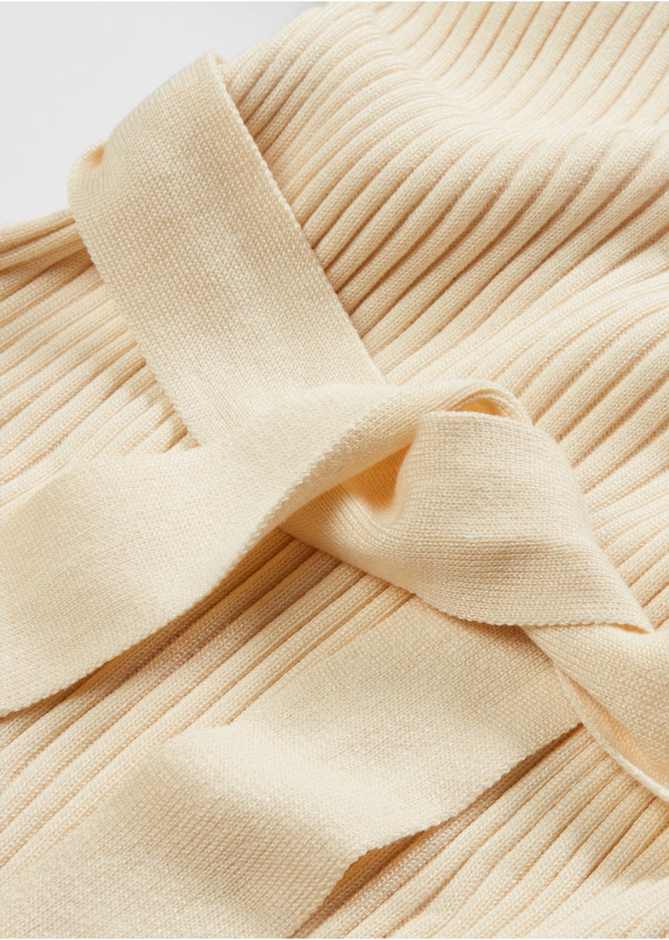 Robe en maille côtelée