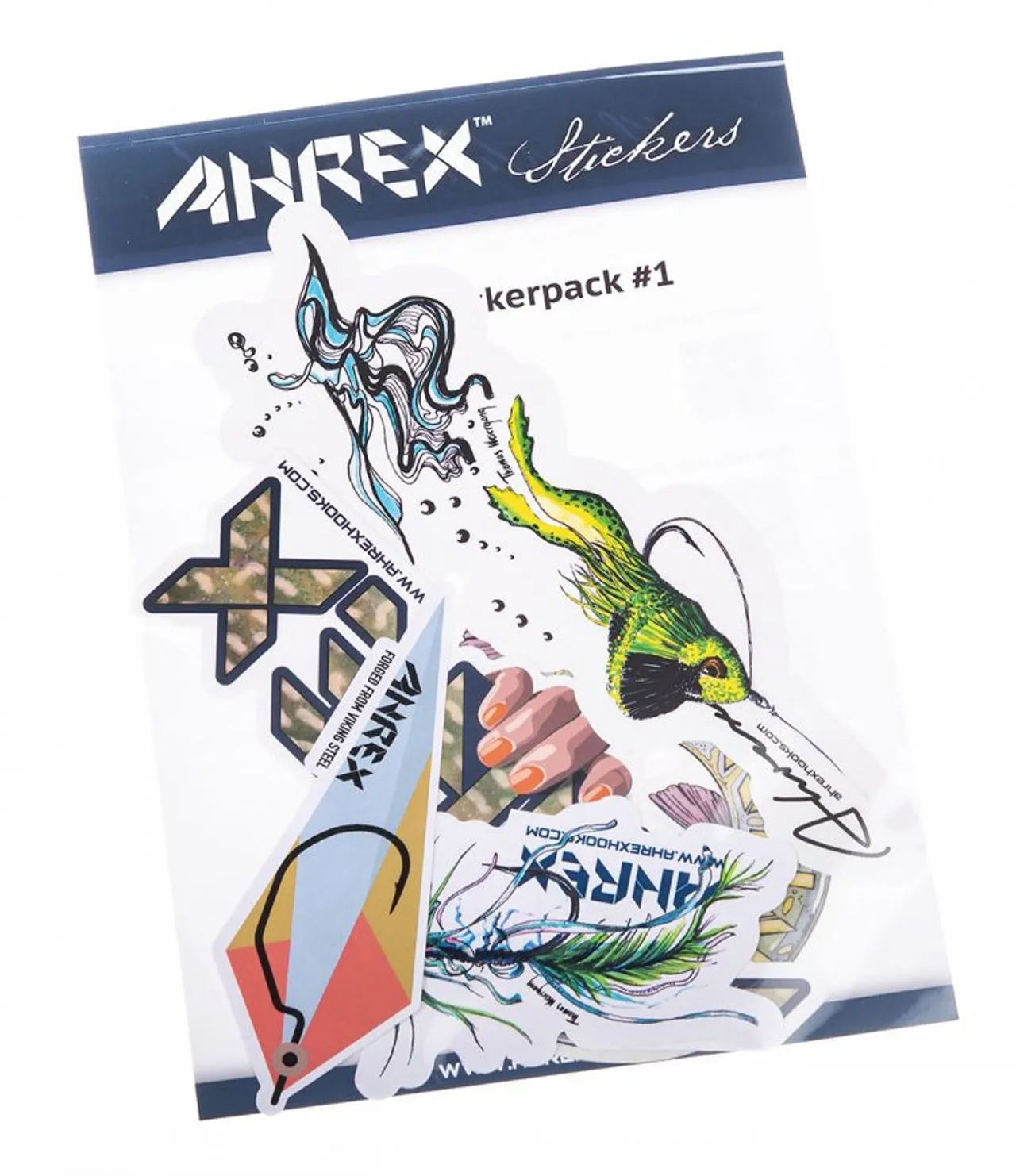 Ahrex Hooks Ahrex Predator Sticker Pack #1 5 Predator Klistremerker Fra Ahrex