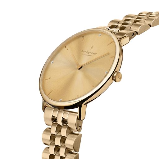 Nordgreen Native NR28GO5LGOCS Dameur, Guld, 28 mm