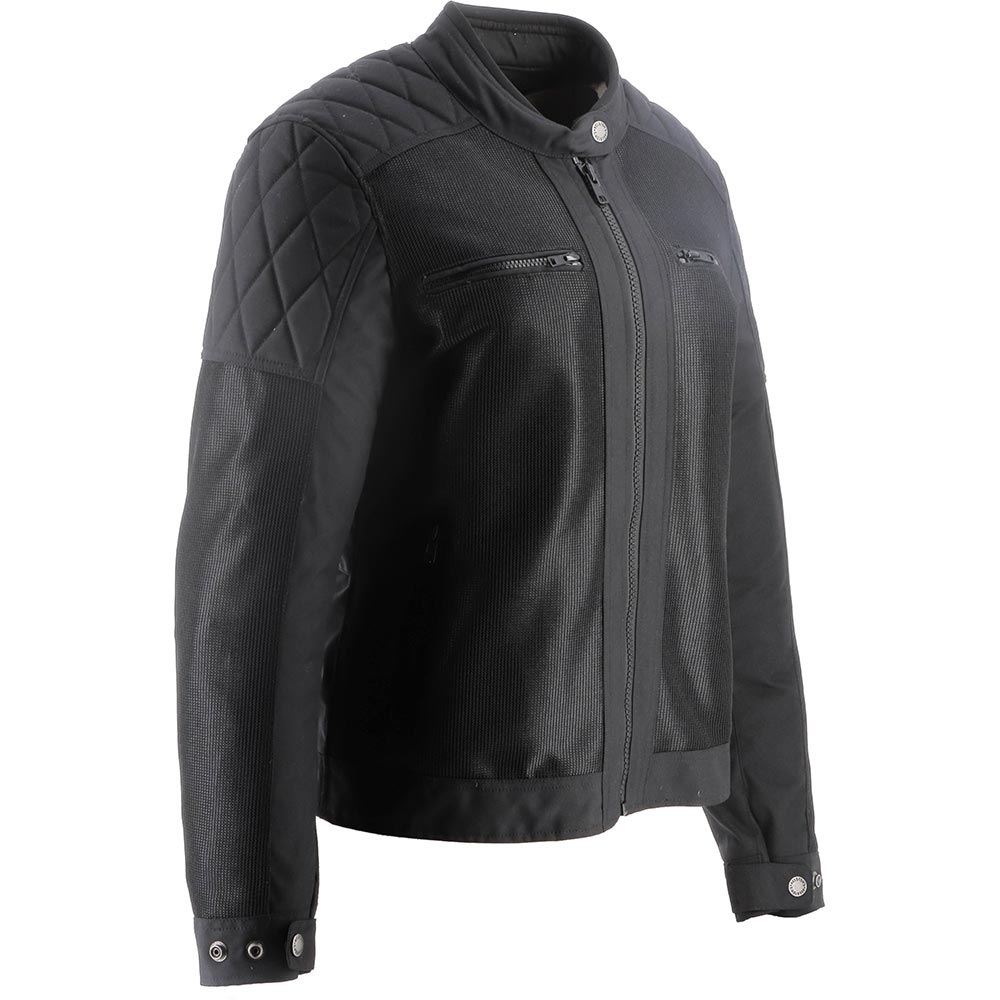 Helstons - Blouson femme Widow Air Tissu Mesh Noir