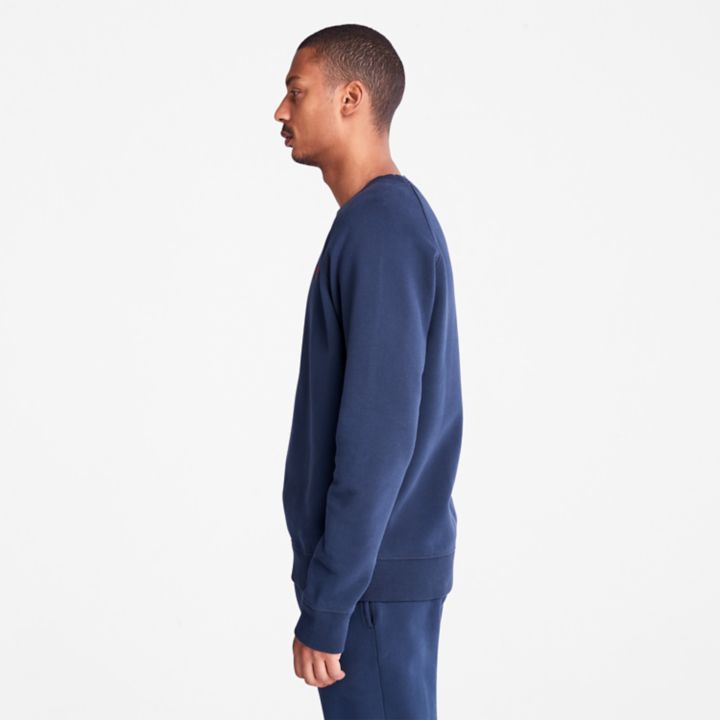 Moletom Exeter River Crewneck Masculino na cor Azul Marinho