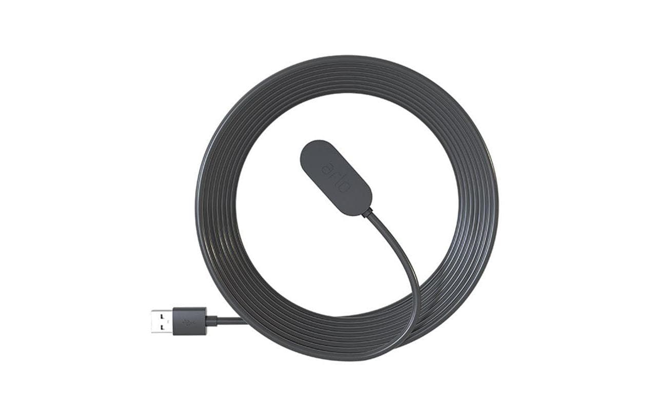 Netzkabel VMA5001C-100EUS Magnetisch Indoor 2.44m schwarzMagnetisches Indoor Ladekabel für Arlo Pro 3 und Arlo Ultra mit Netzadapter