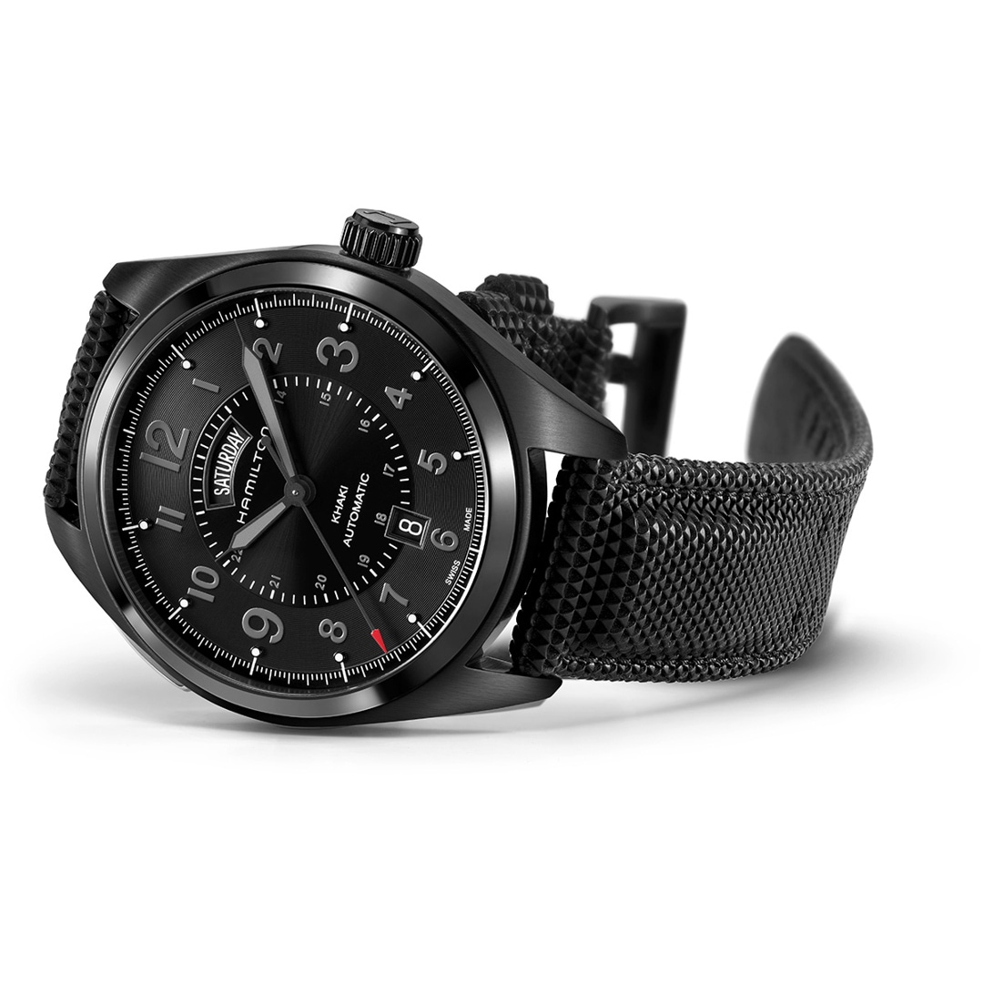 Hamilton Khaki Field Full Black Day-Date