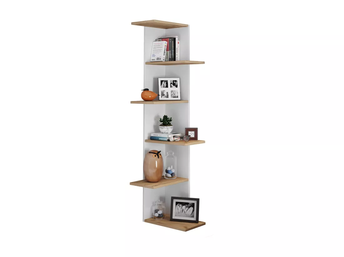 Étagère murale en bois Étagère d'angle Étagère Balos XL